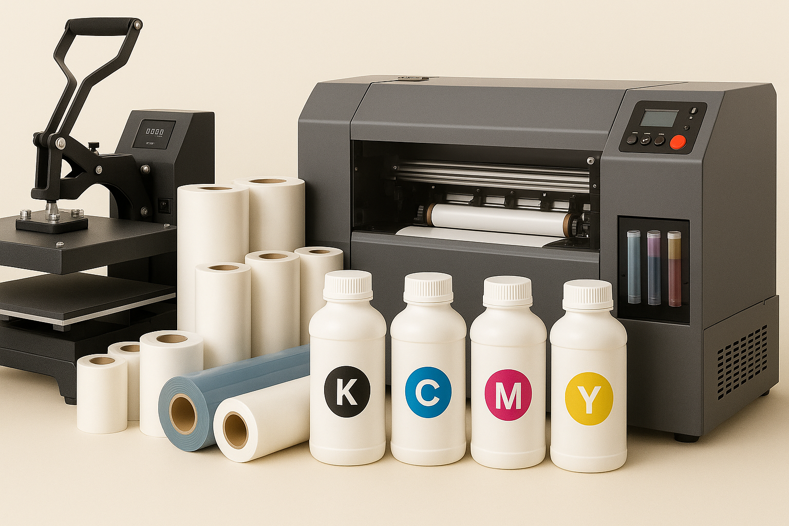 Tot ce ai nevoie pentru a incepe cu DTF sau DTF-UV